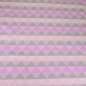 Mobile Preview: Fussenegger Babydecke Ida 280211 "Dreiecke" rosa