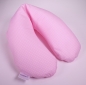 Mobile Preview: Nackenkissen inkl. Bezug in rosa mit weißen Punkten