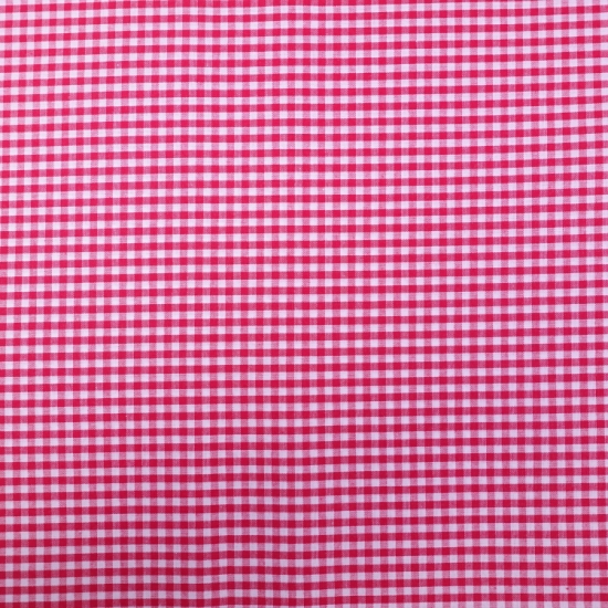 Babydecke Bio-Plüsch in Vichy Karo rot