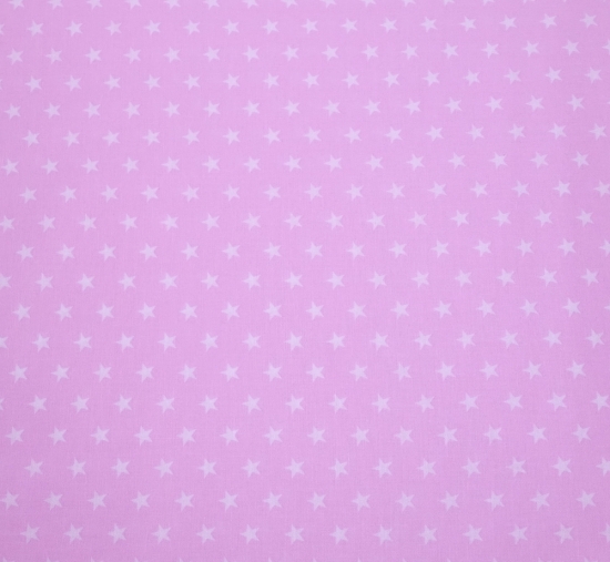 Reise-Stillkissen 150 cm - rosa mit weißen Sternen
