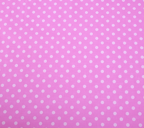Babynest-Bezug pink mit weißen Punkten
