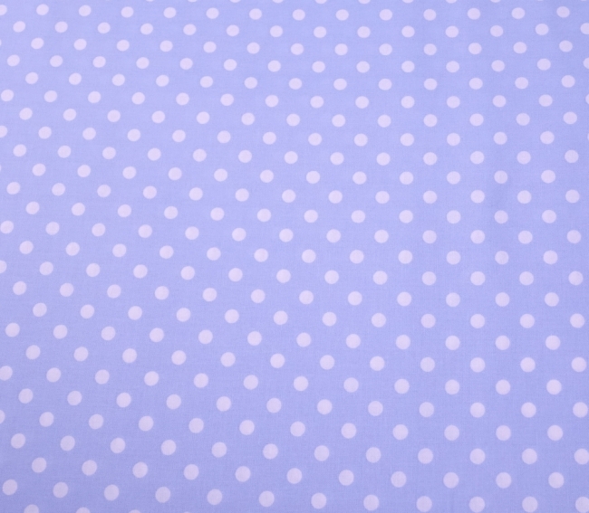 Babynest-Kuschelkissen hellblau mit weißen Punkten