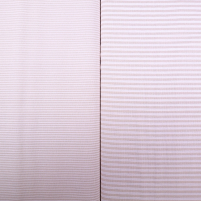 Nackenkissen inkl. Bezug in Streifen beige/weiß