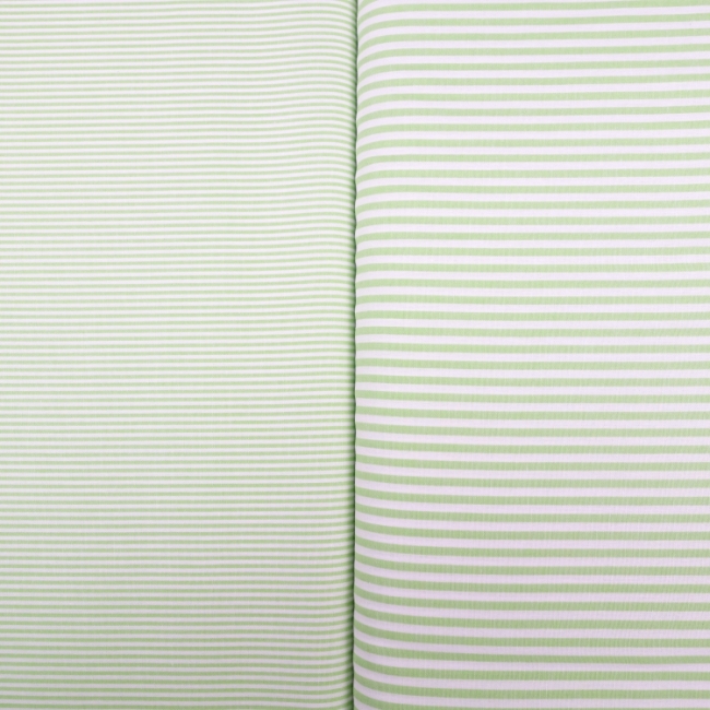 Stillkissen-Bezug 185cm - Streifen grün/weiß