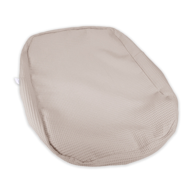 LEOFREY Babynest-Bezug Waffelpiqué sand