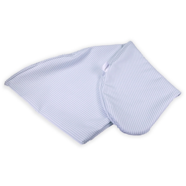 Stillkissen-Bezug 185cm - Piqué Streifen mint