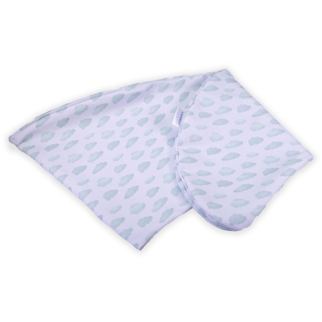 Stillkissen-Bezug 185cm - Piqué Wolken mint